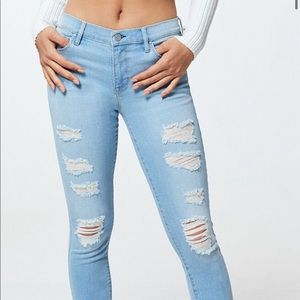 Ripped Light blue jeans